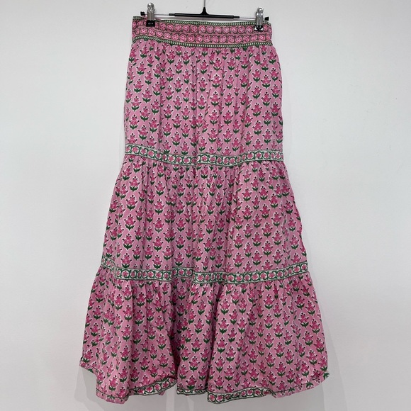 PINK CITY PRINTS Rose Hyacinth Lucia Skirt - Picture 8 of 12
